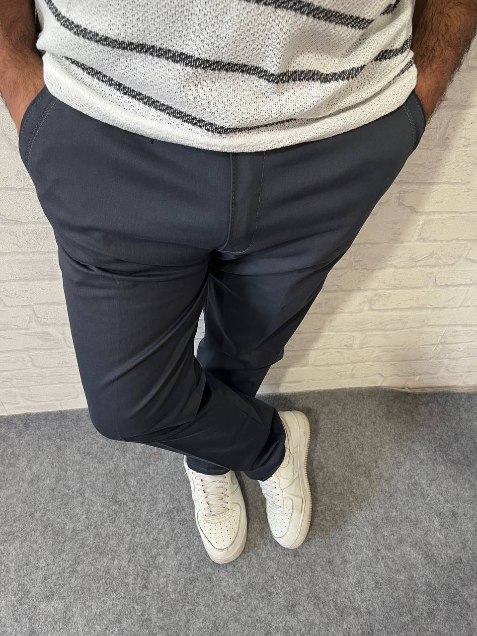 شلوار مردانه کتان کشی