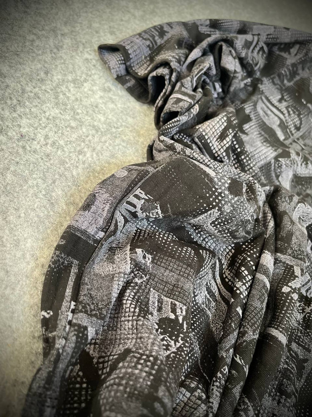 تیشرت مردانه فول چاپ با پارچه ماکان در رنگ مشکی