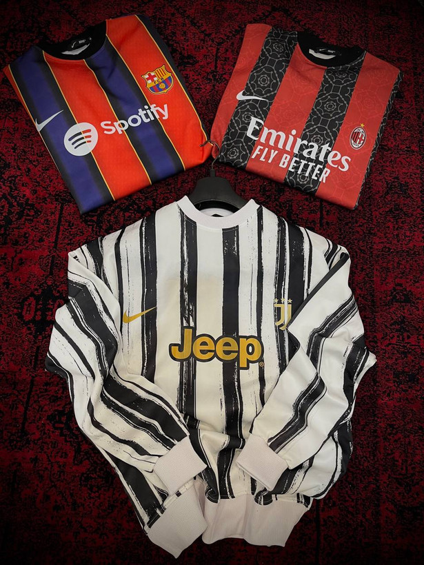 خرید کیت هواداری آث میلان مردانه | پیراهن و تیشرت میلان سایز L تا 2XL