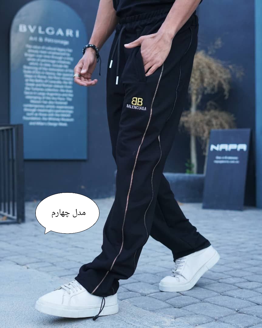 شلوار اسلش گلکسی پنبه‌ای مردانه مدل بگ (۴ طرح) – سایزبندی( L تا 2XL)