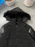 کاپشن باکسی مردانه پارچه سیلیکونی ضدآب – سه طرح مشکی با سایزبندی( L تا 2XL)