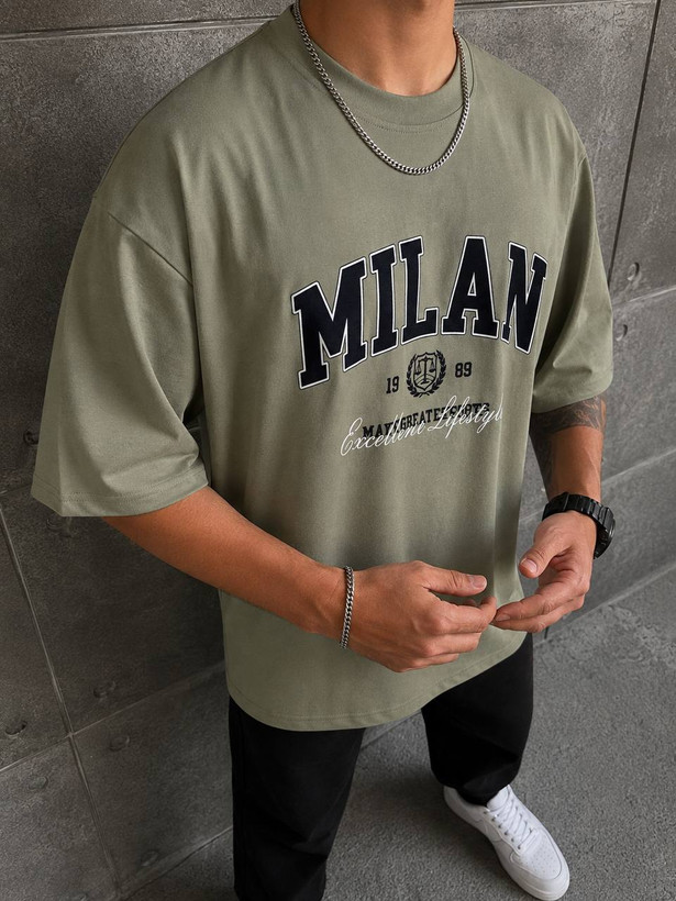تیشرت مردانه طرح MILAN مدل لش – دورس دونخ لاکرا در ۷ رنگ جذاب